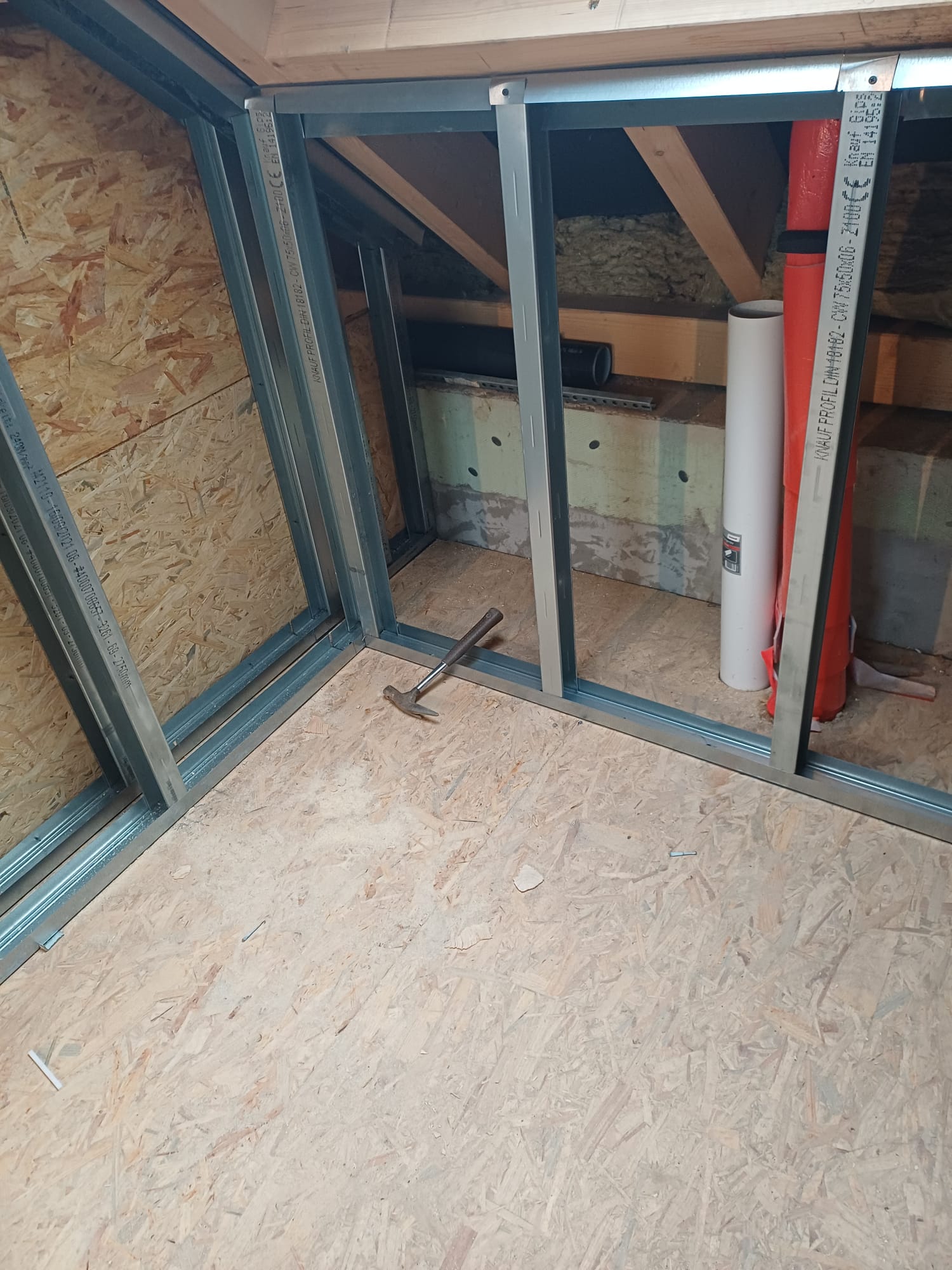 Ständerwerk Detail Dachausbau