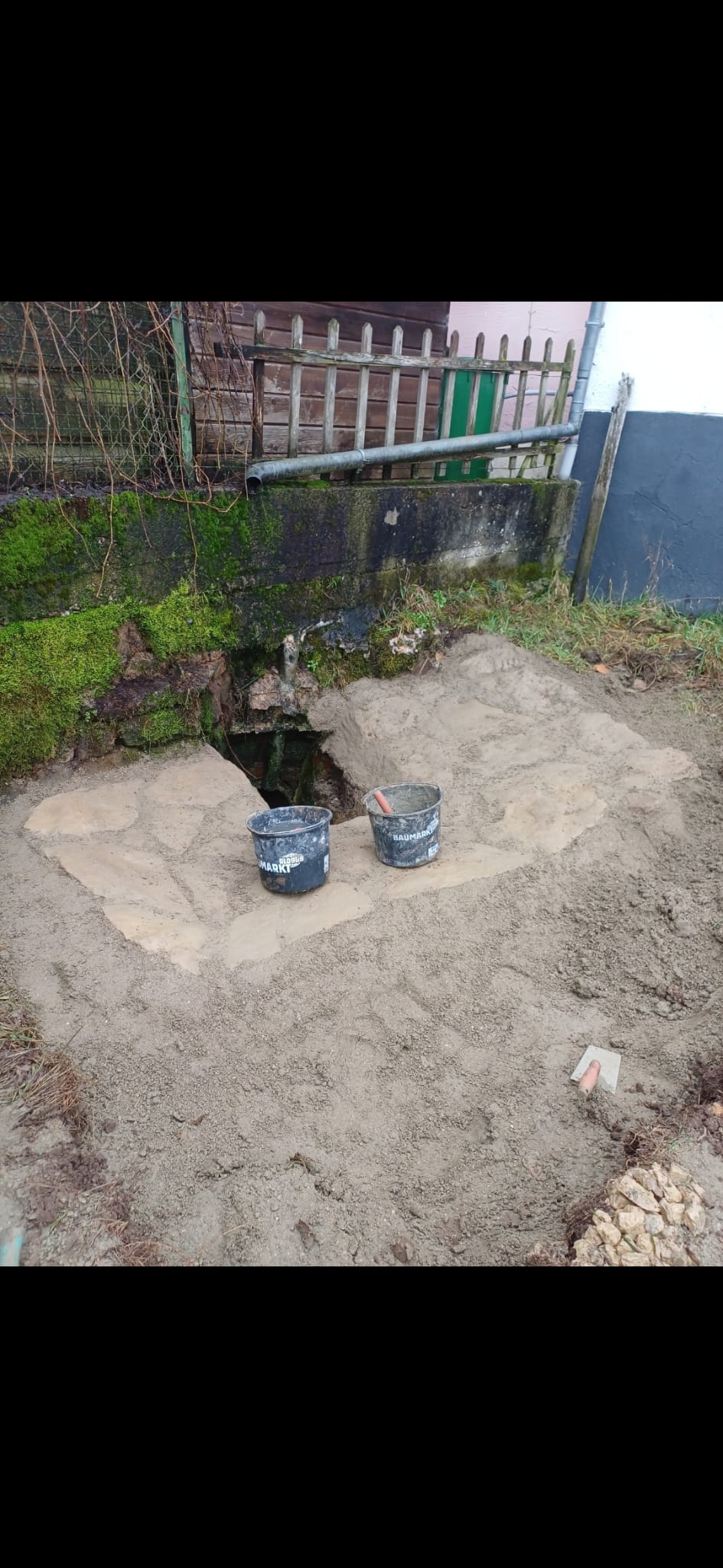 Fundamentarbeiten Drainage